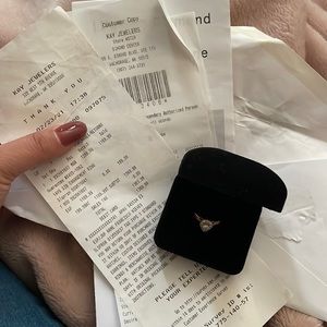 Engagement ring 14 K size 7